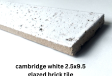 cambridge white 2.5x9.5 glazed brick tile