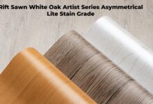 rift sawn white oak artist series assymetrical lite stain grade