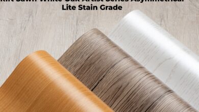 rift sawn white oak artist series assymetrical lite stain grade